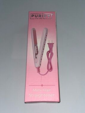 Purify Mini Hair Straightener - Pink